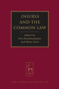 Iniuria and the Common Law_cover