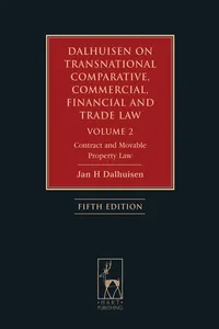 Dalhuisen on Transnational Comparative, Commercial, Financial and Trade Law Volume 2_cover