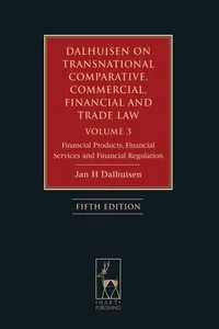 Dalhuisen on Transnational Comparative, Commercial, Financial and Trade Law Volume 3_cover