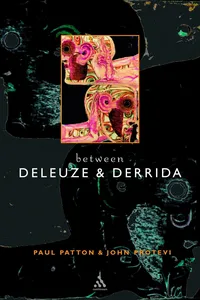 Between Deleuze and Derrida_cover