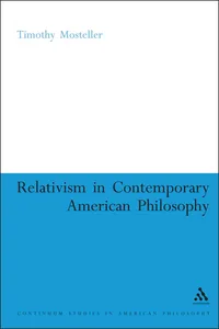 Relativism in Contemporary American Philosophy_cover