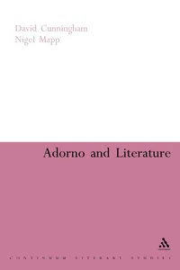 Adorno and Literature_cover