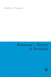 Rousseau's Theory of Freedom_cover