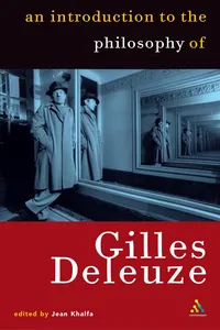 Introduction to the Philosophy of Gilles Deleuze_cover