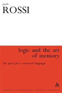 Logic and the Art of Memory_cover