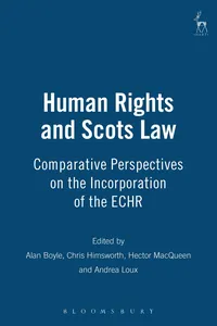 Human Rights and Scots Law_cover