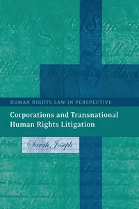 Corporations and Transnational Human Rights Litigation_cover