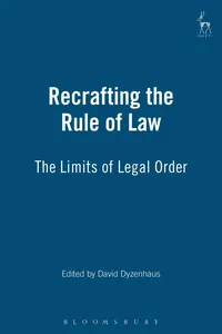 Recrafting the Rule of Law_cover