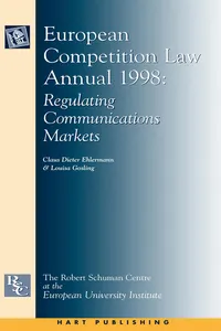 European Competition Law Annual 1998_cover