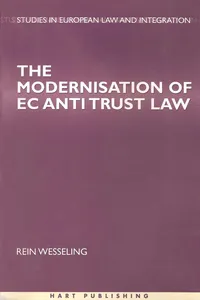 The Modernisation of EC Antitrust Law_cover