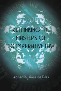 Rethinking the Masters of Comparative Law_cover
