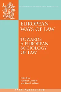 European Ways of Law_cover