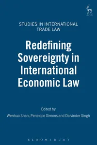 Redefining Sovereignty in International Economic Law_cover