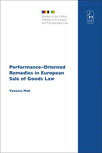 Performance-Oriented Remedies in European Sale of Goods Law_cover