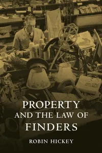 Property and the Law of Finders_cover