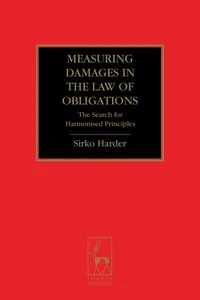 Measuring Damages in the Law of Obligations_cover