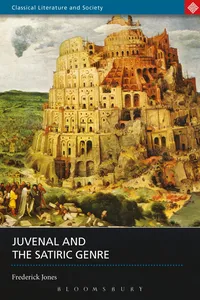 Juvenal and the Satiric Genre_cover