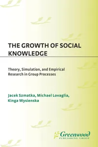 The Growth of Social Knowledge_cover