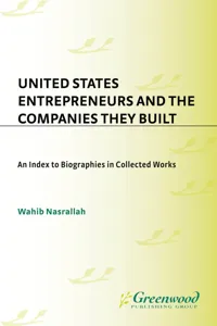 United States Entrepreneurs and the Companies They Built_cover