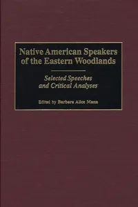 Native American Speakers of the Eastern Woodlands_cover