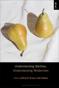 Understanding Barthes, Understanding Modernism_cover