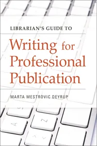 Librarian's Guide to Writing for Professional Publication_cover