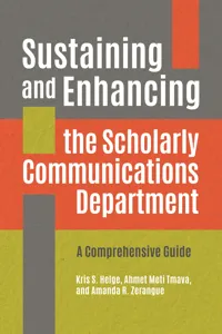 Sustaining and Enhancing the Scholarly Communications Department_cover