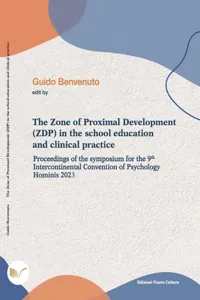 The Zone of Proximal Development (ZDP) in the school education and clinical practice_cover