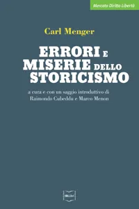 Errori e miserie dello storicismo_cover