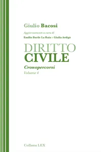 DIRITTO CIVILE - Cronopercorsi - Volume 4_cover