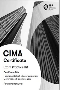 CIMA BA4 Fundamentals of Ethics, Corporate Governance and Business Law_cover