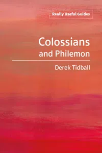Really Useful Guides: Colossians and Philemon_cover