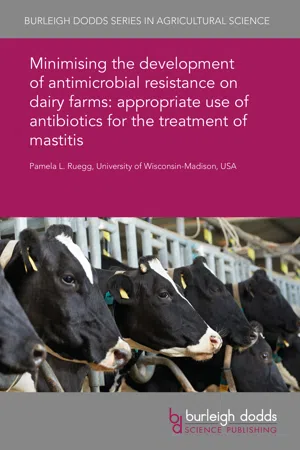 Minimising the development of antimicrobial resistance on dairy farms: appropriate use of antibiotics for the treatment of mastitis