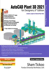 AutoCAD Plant 3D 2021 for Designers, 6th Edition_cover