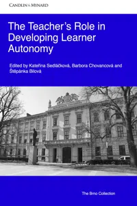 The Teacher's Role in Developing Learner Autonomy_cover