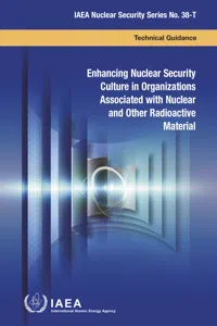 Enhancing Nuclear Security Culture in Organizations Associated with Nuclear and Other Radioactive Material_cover