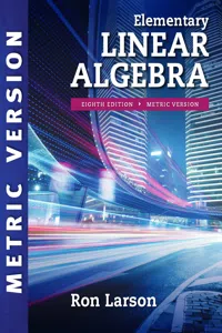 Elementary Linear Algebra, International Metric Edition_cover