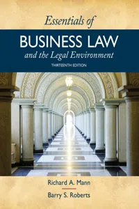 Essentials of Business Law and the Legal Environment_cover