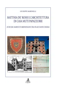 Mattia de Rossi e l'architettura di casa Muti Papazzurri_cover