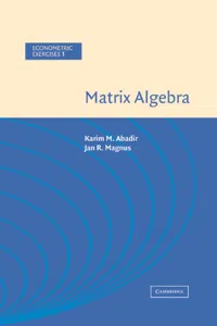 Matrix Algebra_cover
