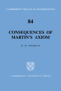 Consequences of Martin's Axiom_cover