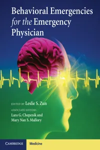 Behavioral Emergencies for the Emergency Physician_cover