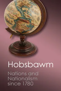 Nations and Nationalism since 1780_cover