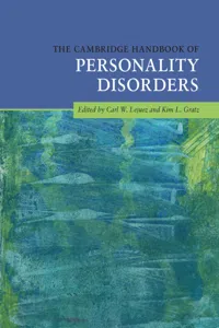 The Cambridge Handbook of Personality Disorders_cover