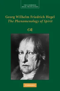Georg Wilhelm Friedrich Hegel: The Phenomenology of Spirit_cover