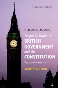 Turpin and Tomkins' British Government and the Constitution_cover