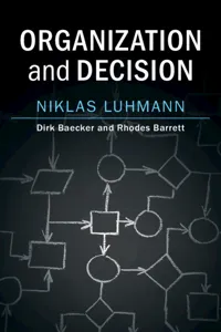 Organization and Decision_cover