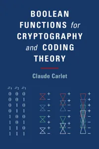 Boolean Functions for Cryptography and Coding Theory_cover