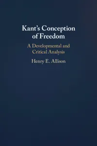 Kant's Conception of Freedom_cover