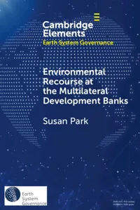 Environmental Recourse at the Multilateral Development Banks_cover